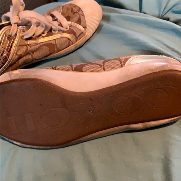 Coach Sneakers with Sequins! - Picture 4 of 6